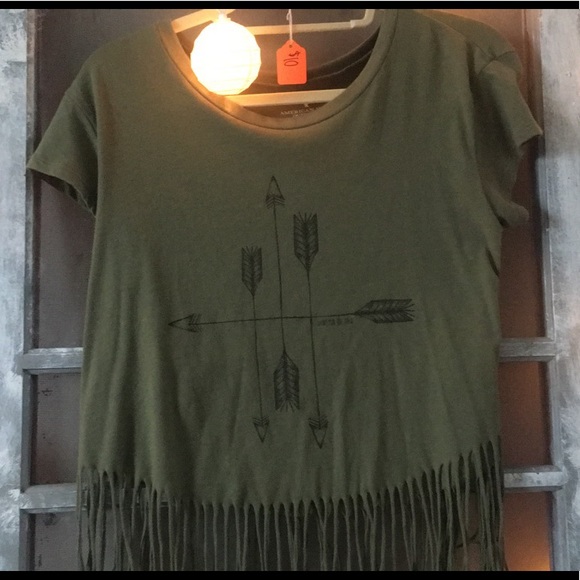 army green tee - Picture 1 of 3